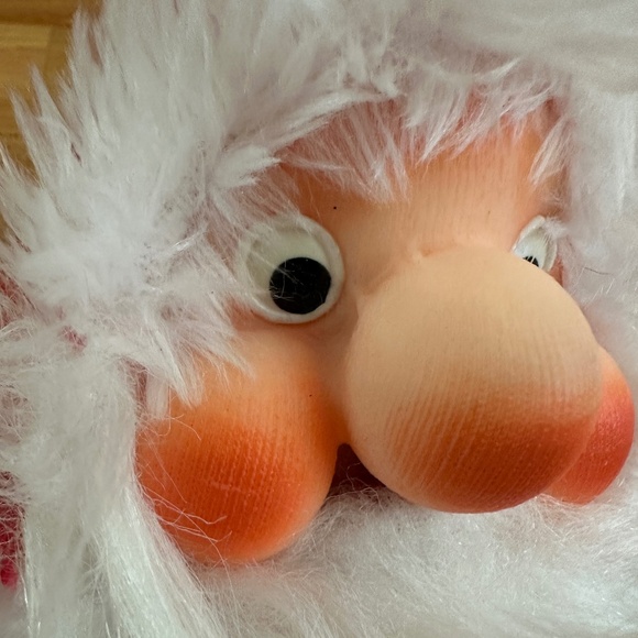 Rennoc Corporation 1984 Rubber Faced Plush Santa Gnome Vintage - Picture 3 of 13
